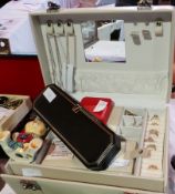 Quantity costume jewellery including ear