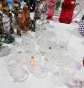 Cut glass decanter 'Georgian', Royal Dou