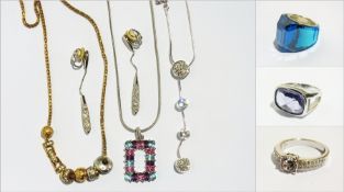 Quantity of Swarovski costume jewellery