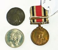 Portobello medal inscribed 