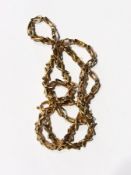 9ct gold chain, 