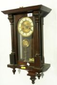 Vienna regulator wall clock with broken