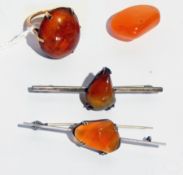 Amber ring,