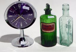 Westclox Big Ben repeater in chrome, small barbola mirror,