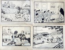 Harry Riley (1895-1966)
Pen and ink cartoons
