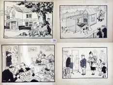 Harry Riley (1895-1966)
Pen and ink cartoons
