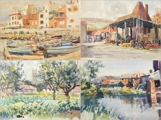 Harry Riley (1895-1966)
Four watercolour drawings 
