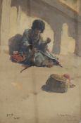 John Hassall (1868-1948) 
Watercolour drawing
