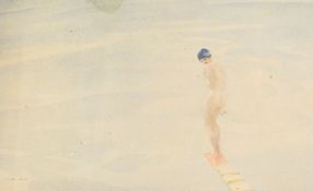 Sir William Russell Flint (1880-1969) 
Colour lithograph 
