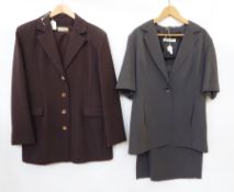 Various lady's clothes including Marina Rinaldi, Louis Feraud, Frank Usher, etc. (9)  Live