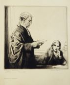 Salomon Van Abbe (1883-1955) 
Etching 
