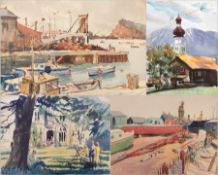 Harry Riley (1895-1966)
Watercolour drawings 
