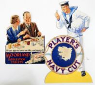 Various 1940's/50's advertising cut-outs and signs by Harry Riley, e.g. 