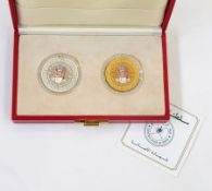 Oman two coin presentation set,