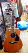 Yamaha acoustic guitar and two others (3)