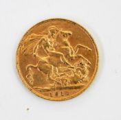 Edward VII sovereign 1910