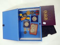 WWI war medal and Victory medal correctly named to 