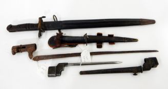 A dagger and bayonet