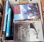 Quantity of books on mountaineering, including:-
Curran, Jim 
