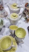 Poole pottery coffee set for six,