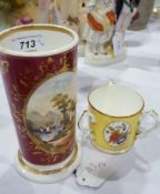 19th century Stevenson & Hancock Derby small tyg,