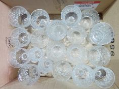 Quantity glass vases,