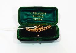 Two various gold-plated lockets, gold and glass locket,