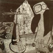 Artists proof print initialled 