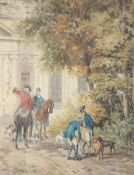 Heywood Hardy (1843-1933) British
Watercolour drawing 
