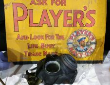 A Players sign on cardboard with the wording 