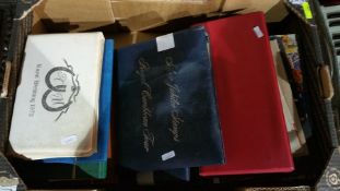 13 plus albums, mainly royalty connection, worldwide, includes FDC miniature sheets, etc.