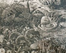 George Tute (b.1933) 
Wood engraving 
