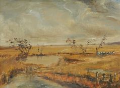 Two prints of Georgian ladies, reproduction Georgian-style wall mirror, sundry other prints,