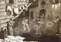 Joyce Malloch (1907-1982)
Limited edition screen print/lino cut 
