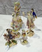19th century Derby porcelain figure of 