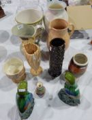 A Sylvac vase with original label no.