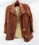 A gentleman's vintage Paisley jacket (af) Live Bidding: If you would like a condition report on this