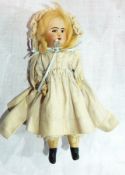 SFBJ bisque headed doll marked 
