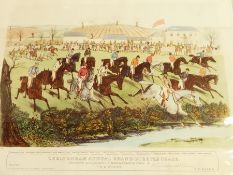 Set of four colour prints
After Charles Hunt
Cheltenham Annual Grand Steeplechase plates I-IV