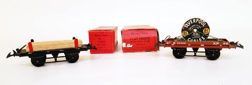 A Hornby Meccano 'O' gauge tinplate Flat Truck with 