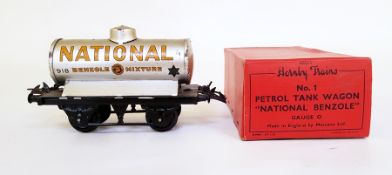 A Hornby Meccano 'O' gauge tinplate No.1 Petrol Tank Wagon 