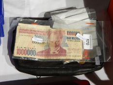 Small quantity of English half-pennies,