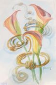 Margaret Murray
Watercolour drawing with ink
