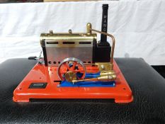 A Mamod twin cylinder engine SP5,