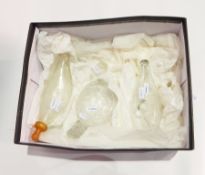 Four early feeding bottles, 