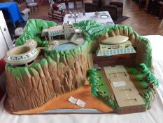 Tracy Island child's toy with Thunderbirds vehicles