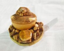 A quantity of picturesque Harmony Kingdom figures