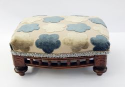 Pair of Victorian circular footstools,