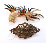 Decorative gilt metal,