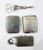 Three cigarette cases, Birmingham 1919,